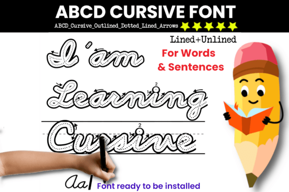 Abcd Cursive: A Handwritten Typeface for Editorial Clarity