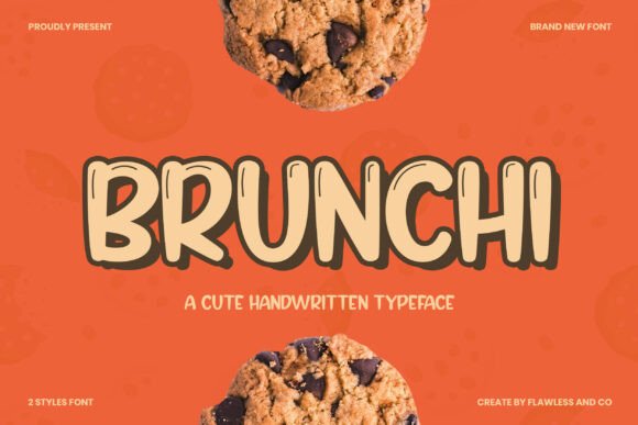 Brunchi: The Handwritten Typeface for Bold Marketing