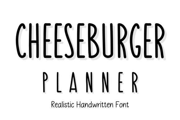 Cheeseburger Planner: A Playful Typeface for Web Design