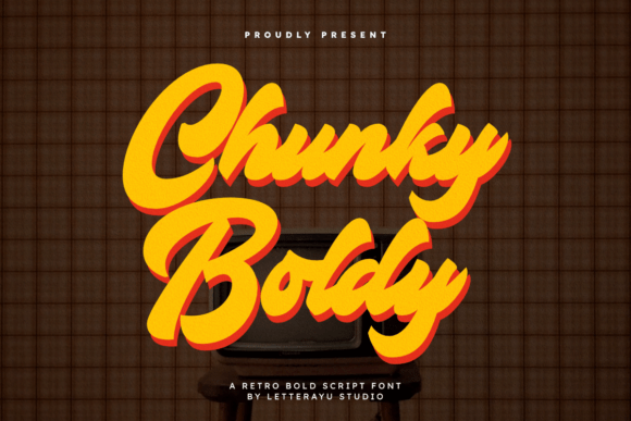 Chunky Boldy: A Retro Script Typeface for Editors