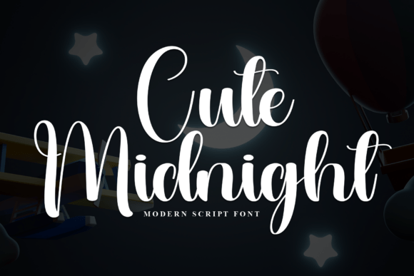 Cute Midnight: A Script Font for Modern Branding
