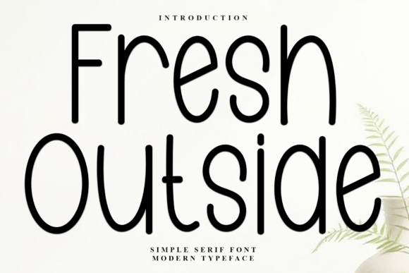 Fresh Outside Font for Modern Web Design