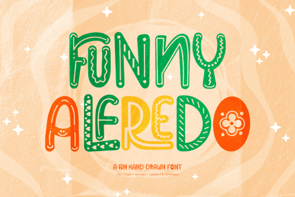 Funny Alfredo: A Playful Hand-Drawn Font for Makers