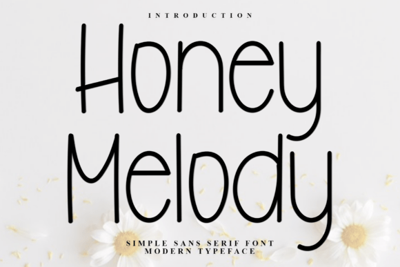 Honey Melody: A Festive Typeface for Holiday Marketing