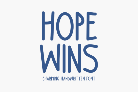 Hope Wins: A Handwritten Font for Authentic Branding