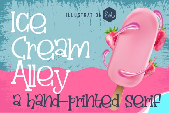 Ice Cream Alley: A Whimsical Typeface for Branding