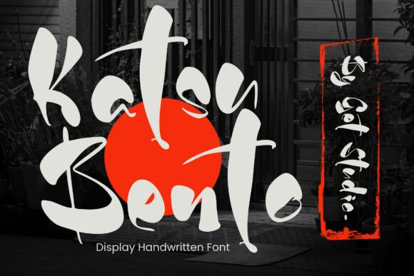 Katsu Bento: A Bold Handwritten Font for Web Design