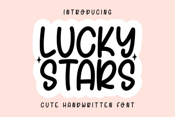 Lucky Stars: A Playful Font for Brand Identity