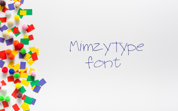 Mimzy Type: A Whimsical Handwritten Font for Editorial Design