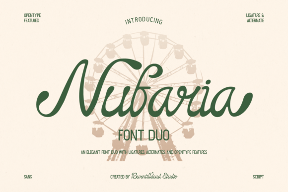 Nufaria Font Review: A Retro Script for Modern Campaigns
