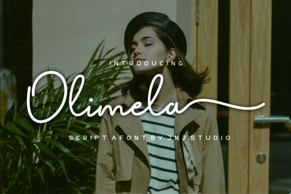 Olimela: A Graceful Script Font for Web Design