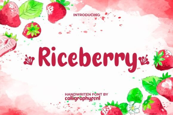 Riceberry Font: A Bold Choice for Web Design