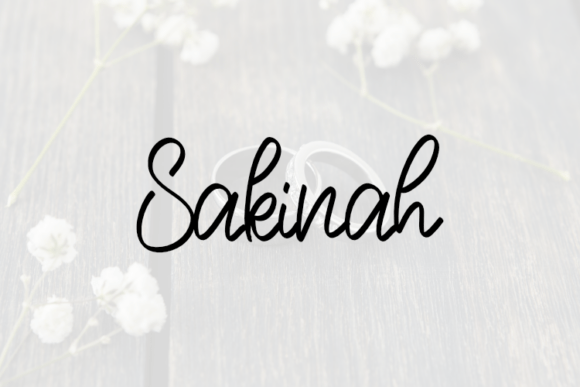 Sakinah: The Script Font for Handmade Brands