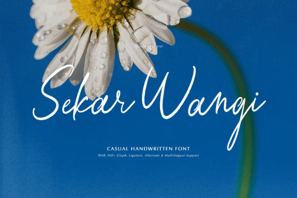 Sekar Wangi Font: A Soft Script for Editorial Design