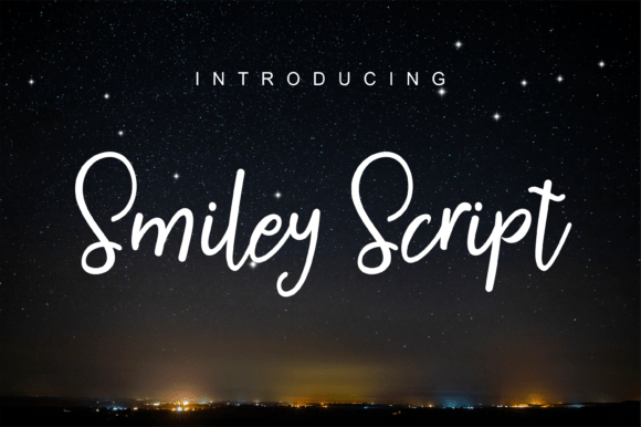Smileyscript: A Warm Handwritten Font for Branding