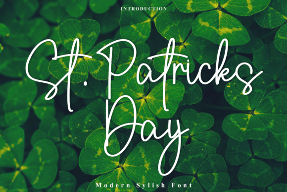 St Patricks Day: A Script Font for Modern Web Design