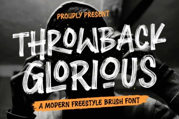 Throwback Glorious: A Bold Handwritten Font for Editorial Design
