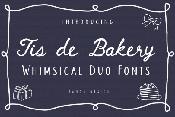 Tis De Bakery Font for Crafters